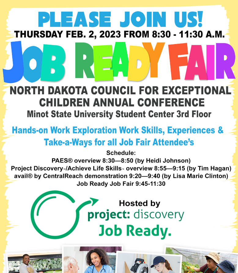 job fair CEC conference flyer