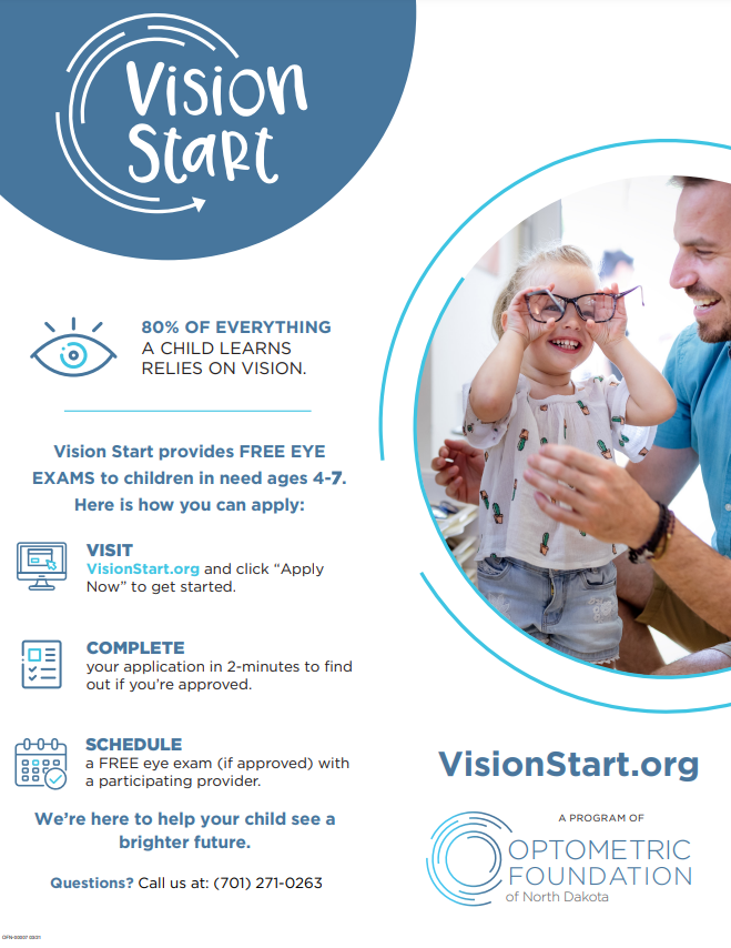 poster advertising vision start services