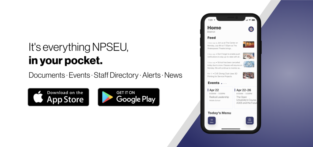 We have an App! look for NPSEU- and download today