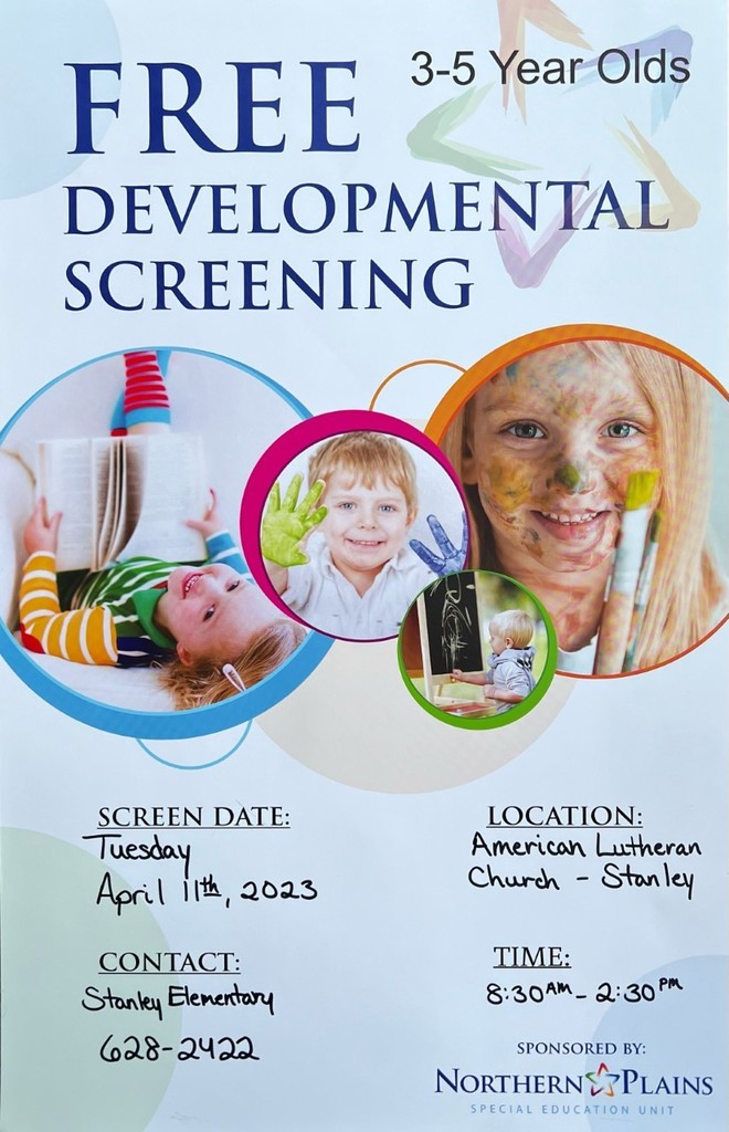 Developmental Screening Poster